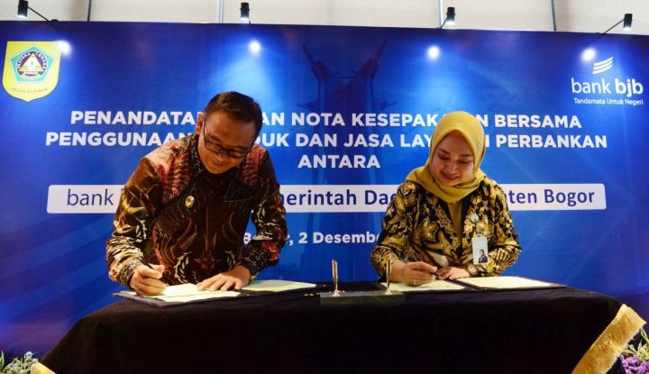 Gandeng Pemkab Bogor, Bank Bjb Perluas Layanan Perbankan Bagi Pemerintah Daerah