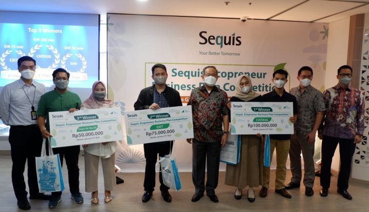 Sequis Umumkan Tiga Pemenang Sequis Ecopreneur Business Plan Competition, Siapa Saja ?