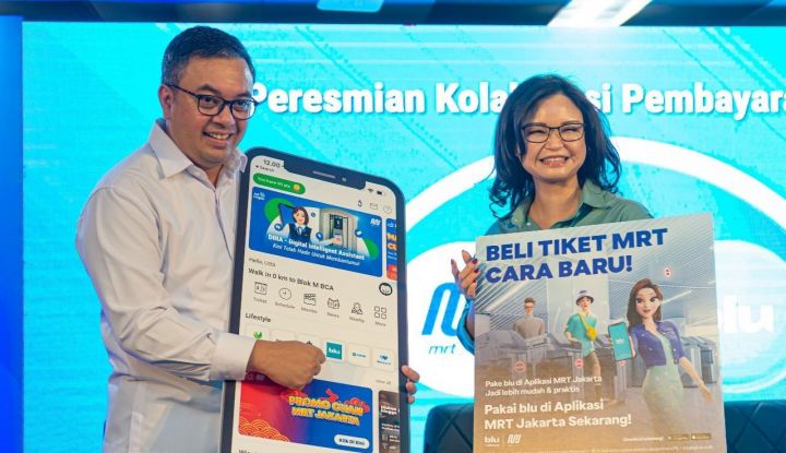 Gandeng MRT Jakarta, BCA Digital Bidik Tambahan 20 Ribu Nasabah Baru Blu