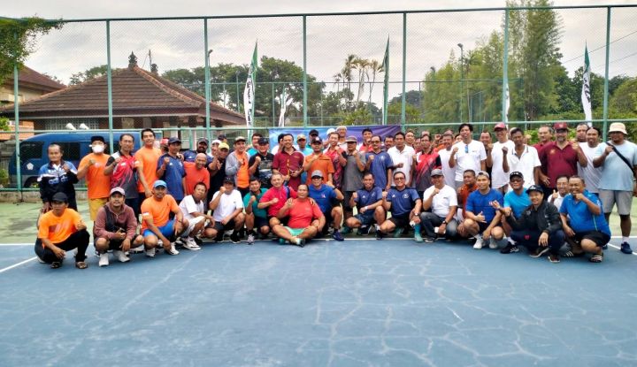 Sekda Provinsi Bali Buka Turnamen Tenis Lapangan Bapor KORPRI Bali Tahun 2023