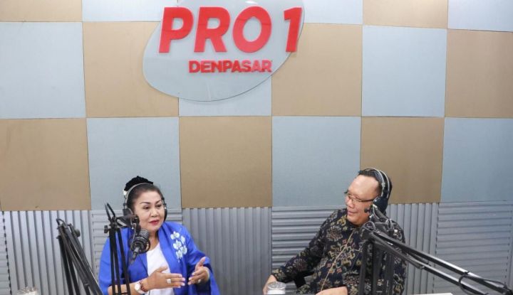 Putri Koster Hadiri Dialog Indonesia Bisa RRI Denpasar, Bahas 44 Tonggak Peradaban Penanda Bali Era Baru