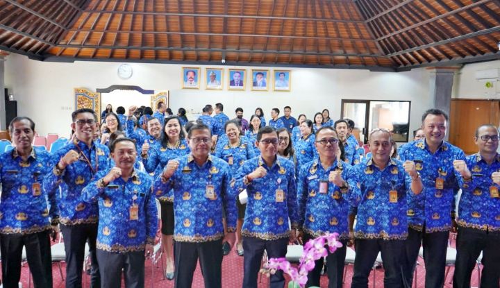Sekda Alit Wiradana Terpilih Jadi Ketua Pembina Korpri Denpasar 2023-2028