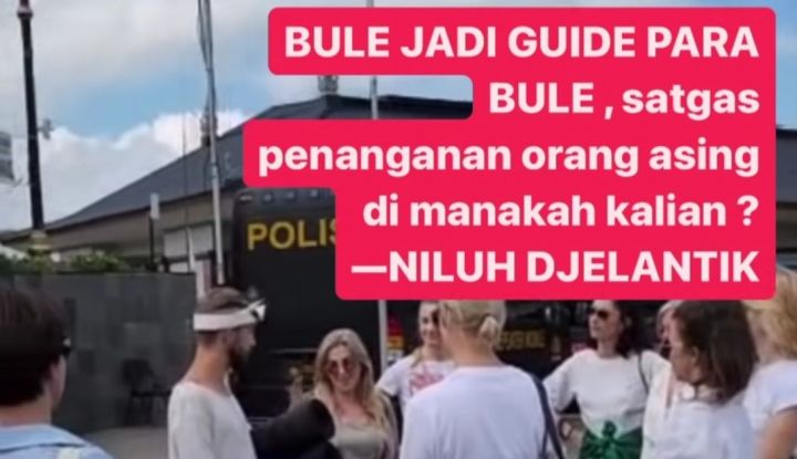 Viral Bule Jadi Tour Guide di Pura Besakih, Imigrasi: Kami Tidak Temukan!